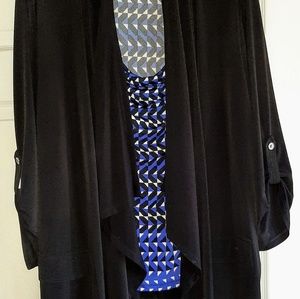 Black knit jacket, like new.